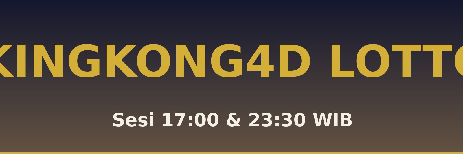 Kingkong4D Lotto Siantar Utara